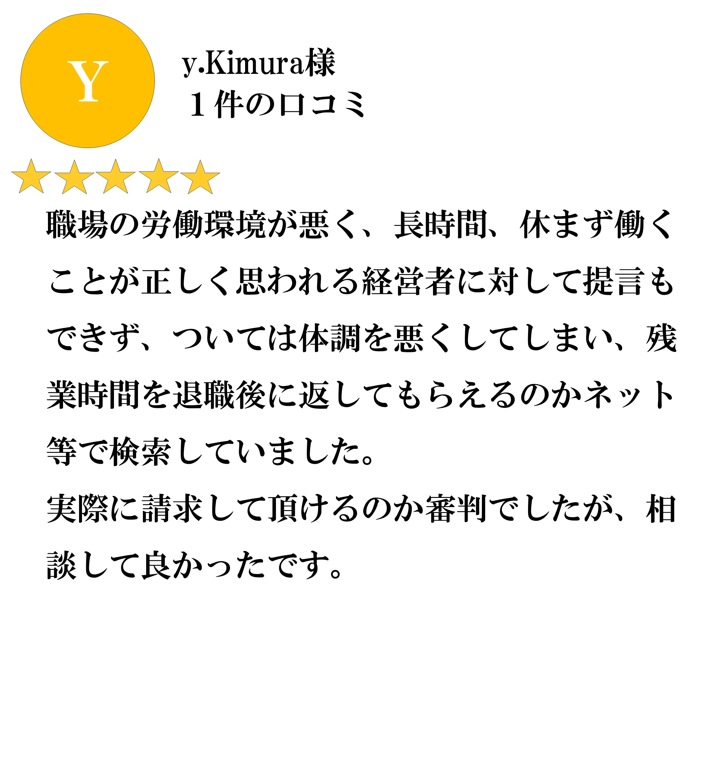 口コミ3
